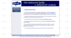 Desktop Screenshot of kolky.cz